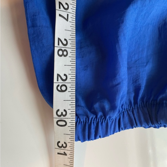 Vintage Nike Nylon Joggers Pants Blue M‎ - Picture 6 of 10